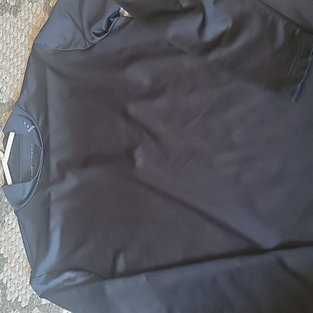 Mens black mock neck size M long sleeve
